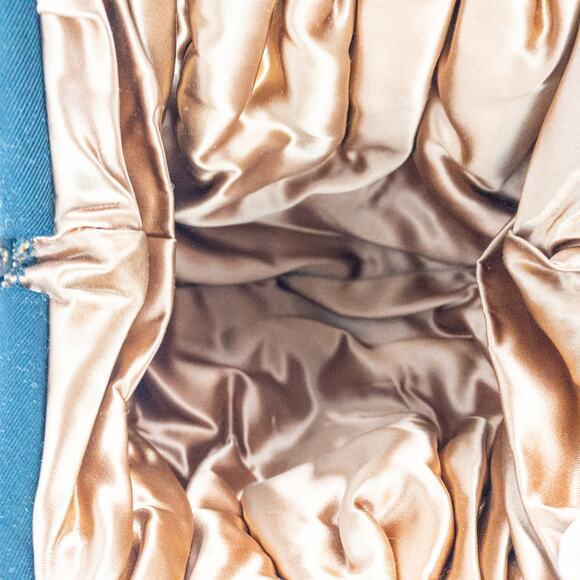 J. R. Julius Resnick Vintage Black Purse Bag Satin Coin Purse Womens One Size - Picture 11 of 16